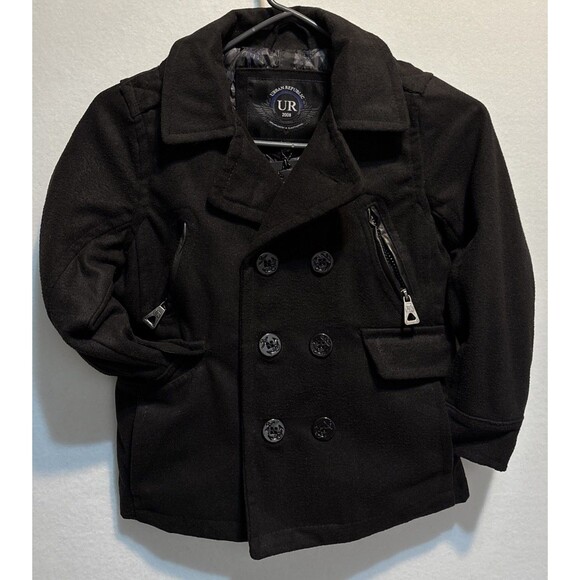 Urban Republic Classic Boys Pea Coat 5/6 - Picture 2 of 7